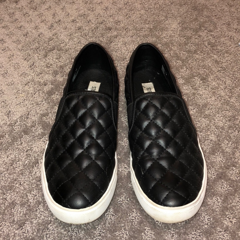 Black Steve Madden Platform Sneaker